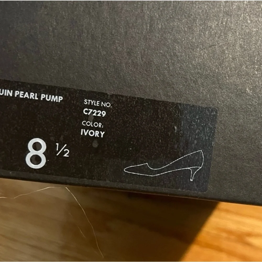 NEW JCrew Collection Sequin Pearl Pump 8.5, fits like 9 - Picture 2 of 5